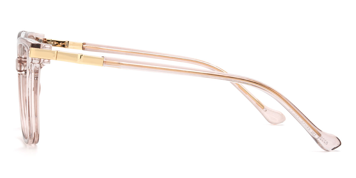 Rose clair Vasu Lunettes - Rectangle Glasses