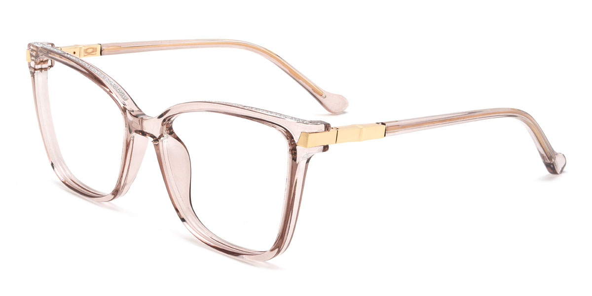Rose clair Vasu Lunettes - Rectangle Glasses