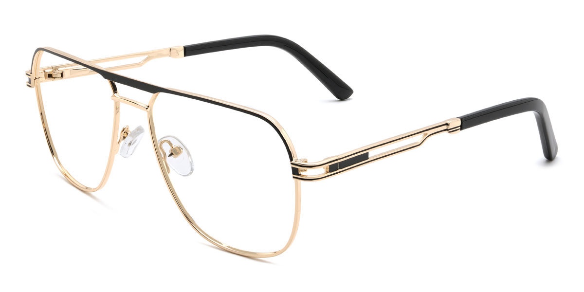 Or Noir Sinclair Lunettes - Aviator Glasses