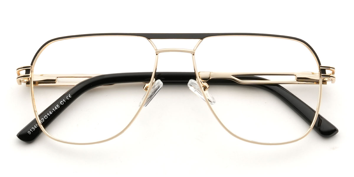 Or Noir Sinclair Lunettes - Aviator Glasses