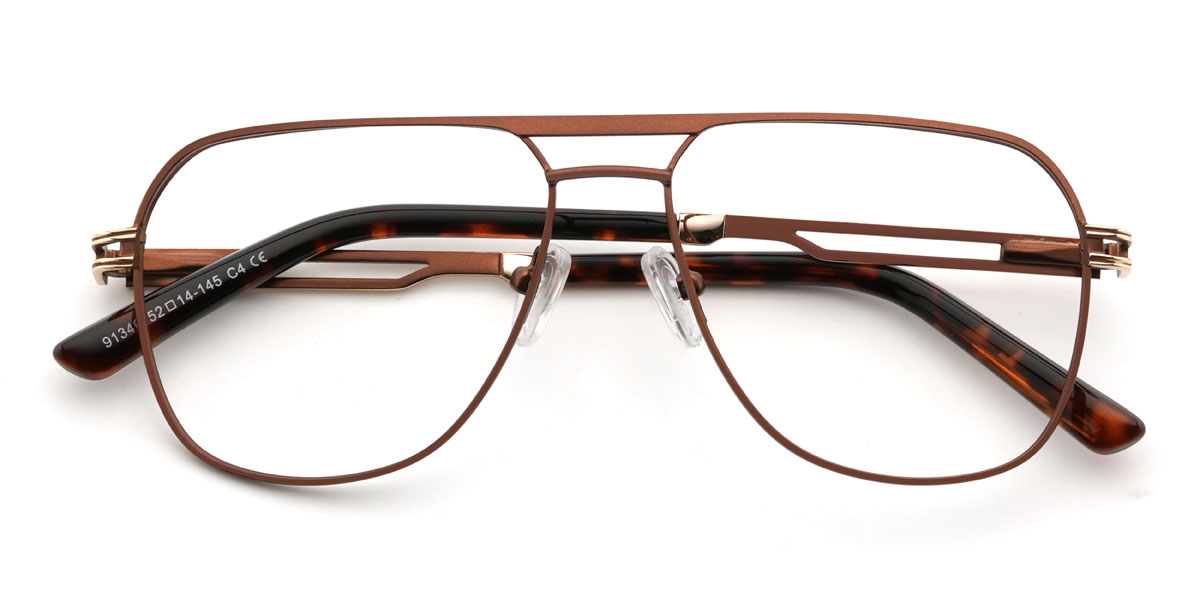 Marron Sinclair Lunettes - Aviator Glasses