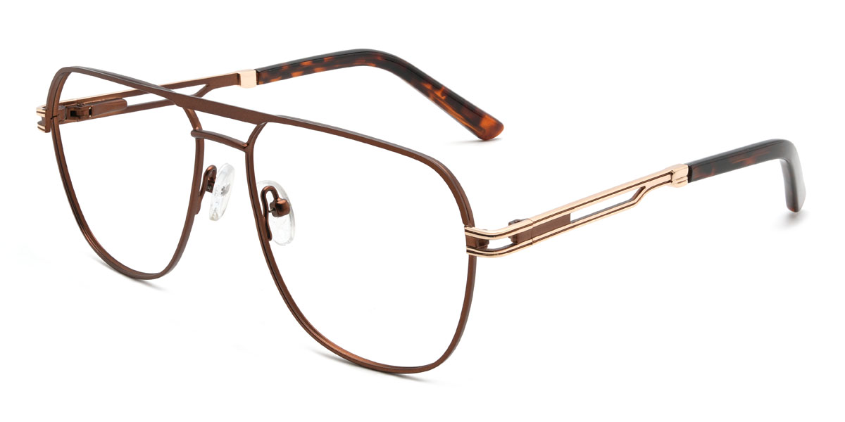 Marron Sinclair Lunettes - Aviator Glasses