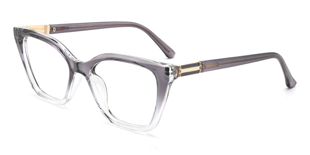 Dégradé Gris Ronit Lunettes - Cat Eye Glasses