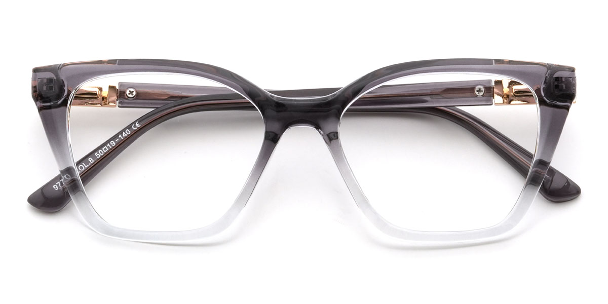 Dégradé Gris Ronit Lunettes - Cat Eye Glasses