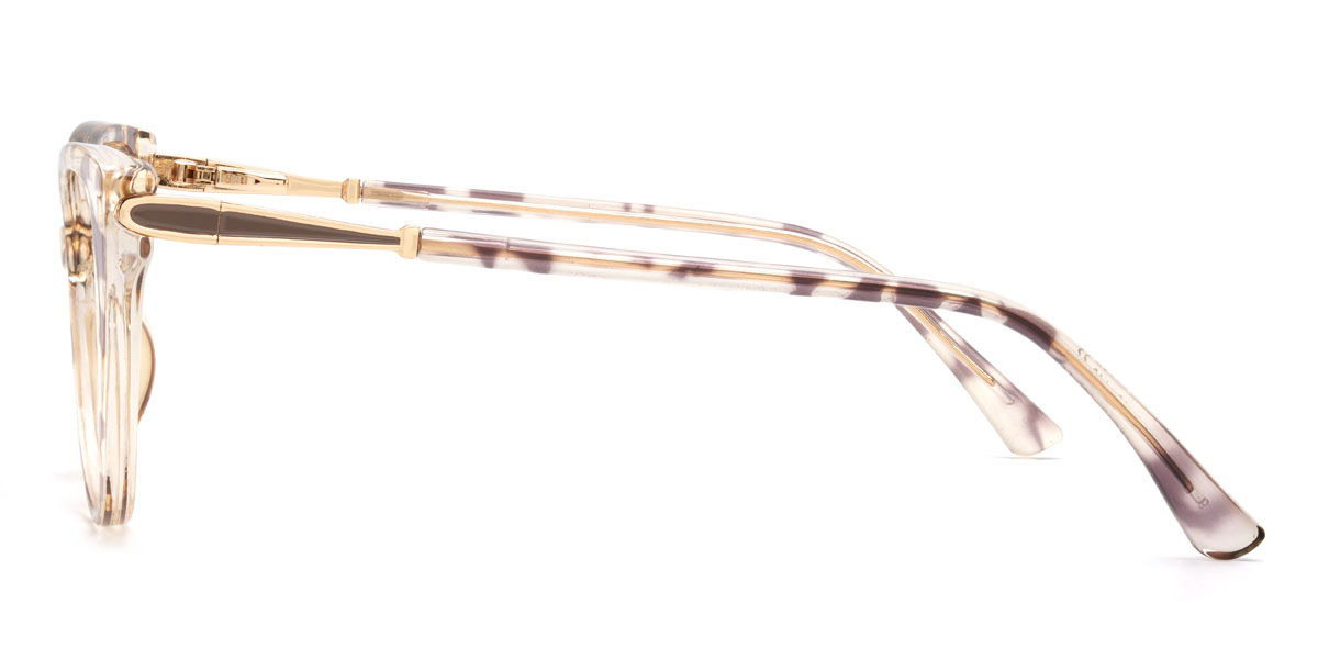 Champagne Émaillé Naufal Lunettes - Cat Eye Glasses