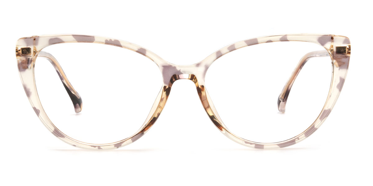 Champagne Émaillé Naufal Lunettes - Cat Eye Glasses