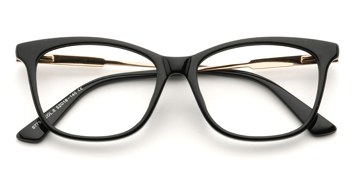 Noir Giovana Lunettes - Rectangle Glasses