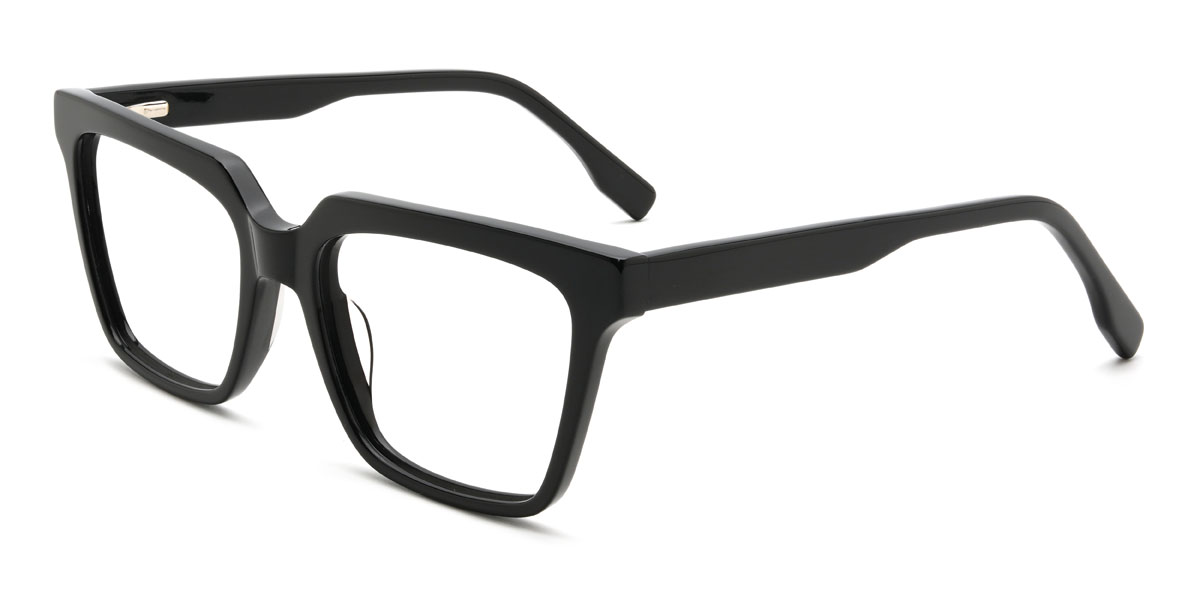 Noir Amrit Lunettes - Rectangle Glasses
