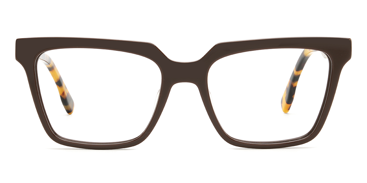 Marron Amrit Lunettes - Rectangle Glasses