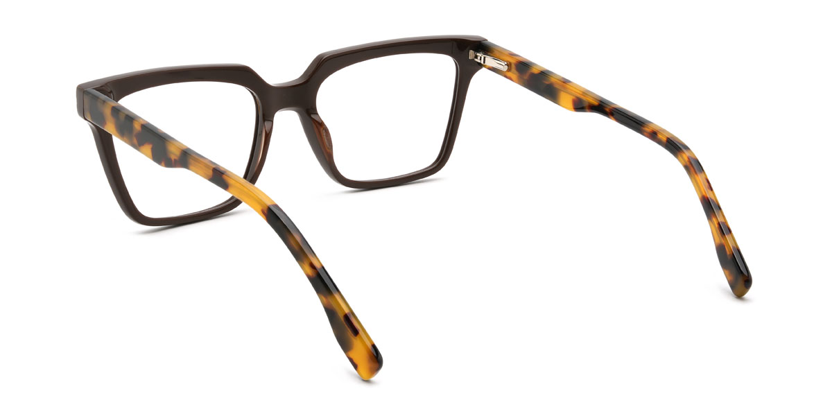 Marron Amrit Lunettes - Rectangle Glasses