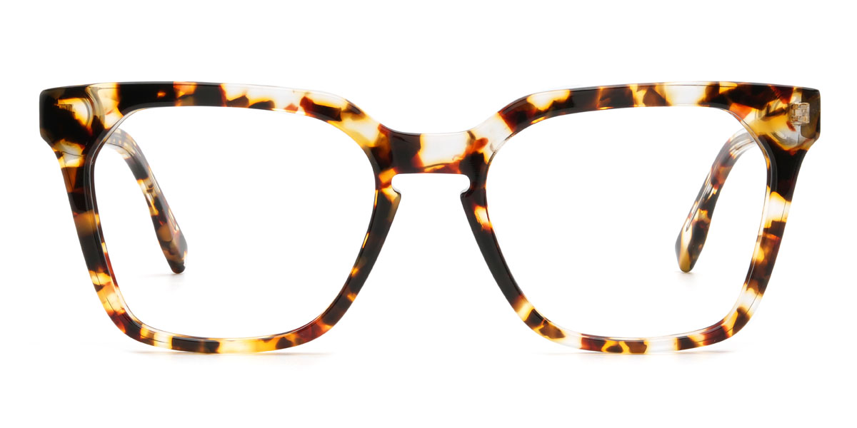 Ivoire Écaille de tortue Patel Lunettes - Rectangle Glasses