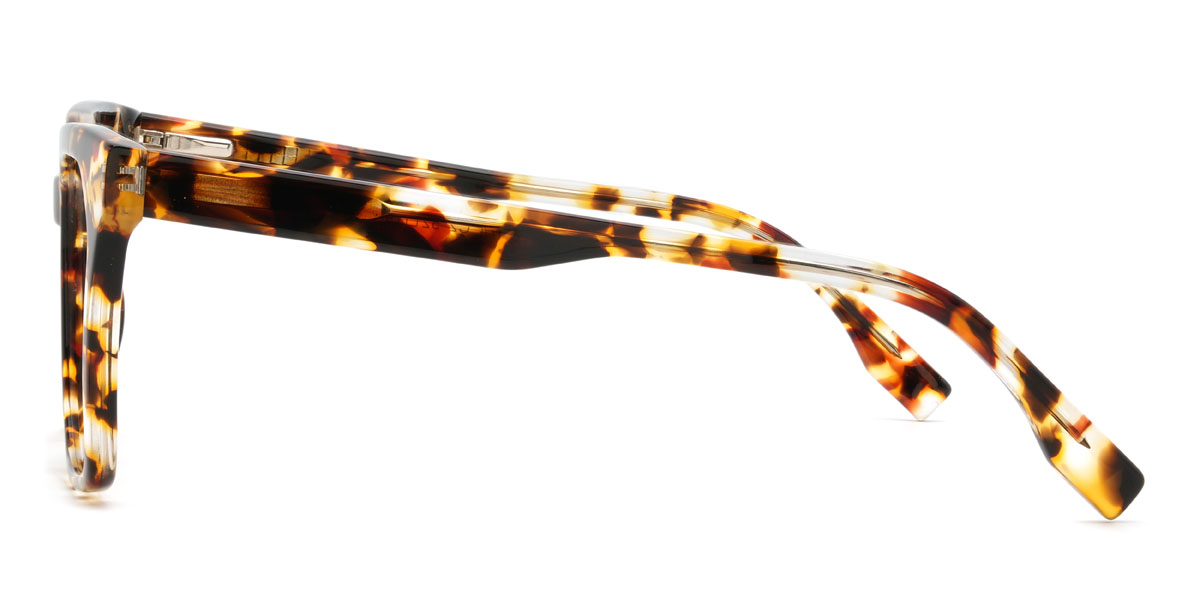 Ivoire Écaille de tortue Patel Lunettes - Rectangle Glasses