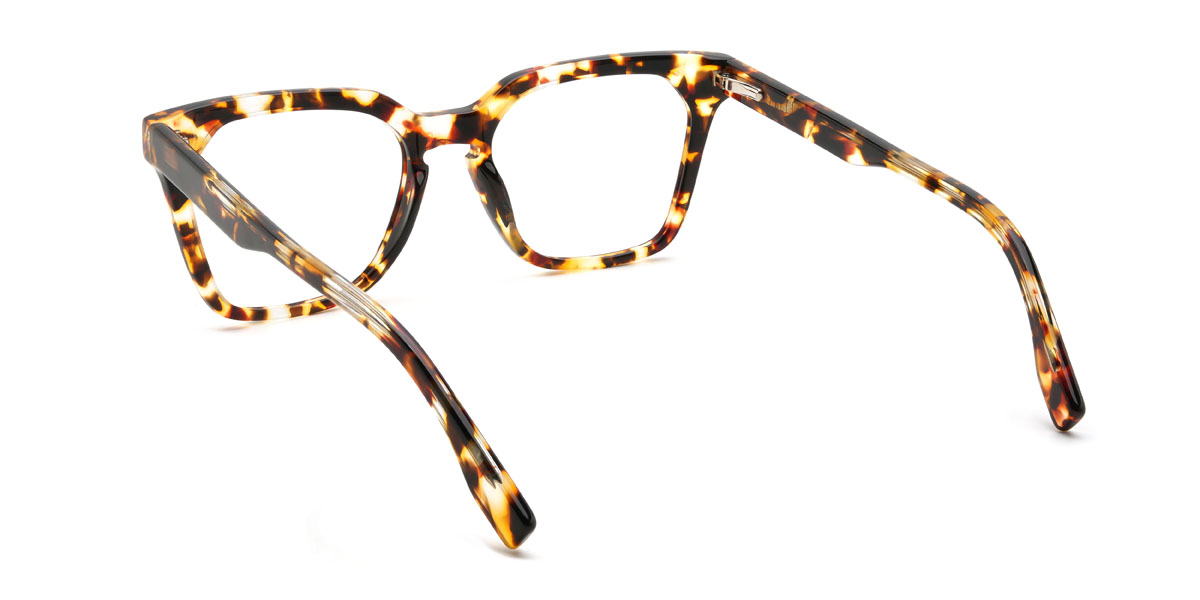 Ivoire Écaille de tortue Patel Lunettes - Rectangle Glasses