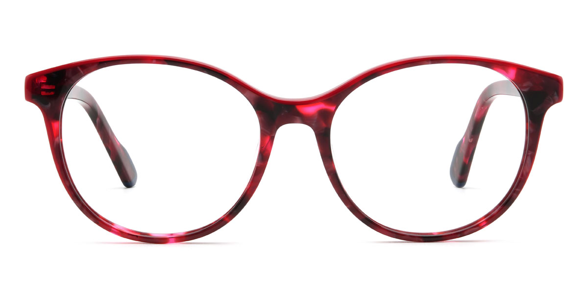 Rouge Écaille de tortue Jaymee Lunettes - Oval Glasses
