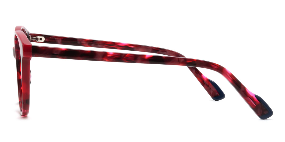 Rouge Écaille de tortue Jaymee Lunettes - Oval Glasses