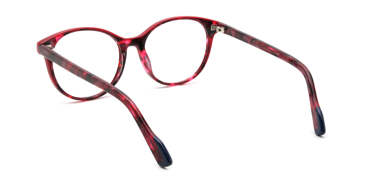 Rouge Écaille de tortue Jaymee Lunettes - Oval Glasses