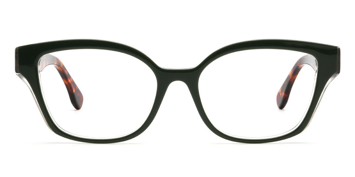 Vert foncé Kamilia Lunettes - Rectangle Glasses