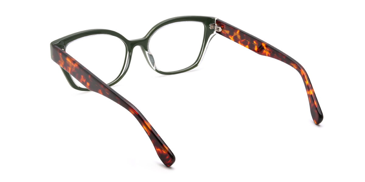 Vert foncé Kamilia Lunettes - Rectangle Glasses