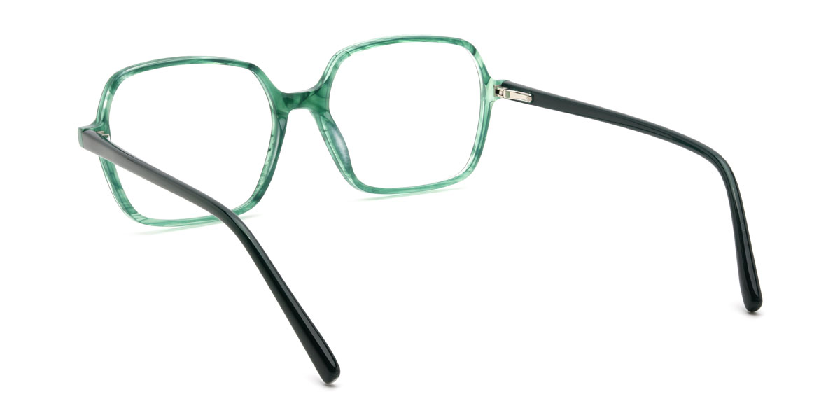 Vert Écaille de tortue Heinrich Lunettes - Rectangle Glasses