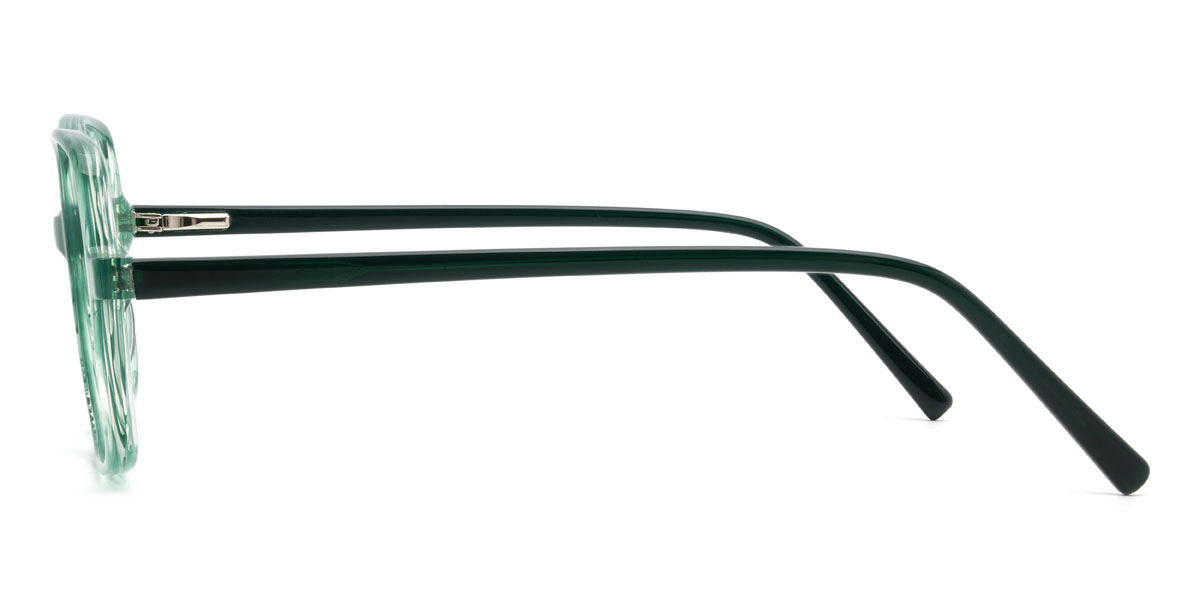 Vert Écaille de tortue Heinrich Lunettes - Rectangle Glasses