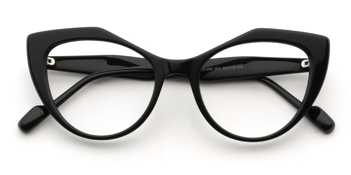 Noir Alvina Lunettes - Cat Eye Glasses