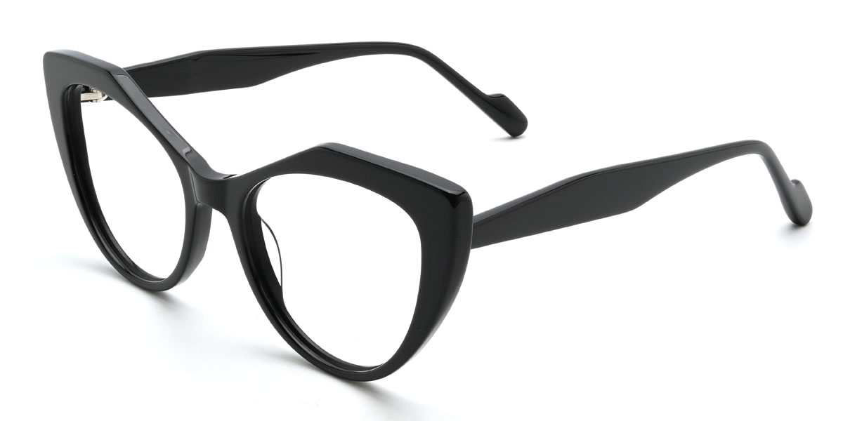 Noir Alvina Lunettes - Cat Eye Glasses