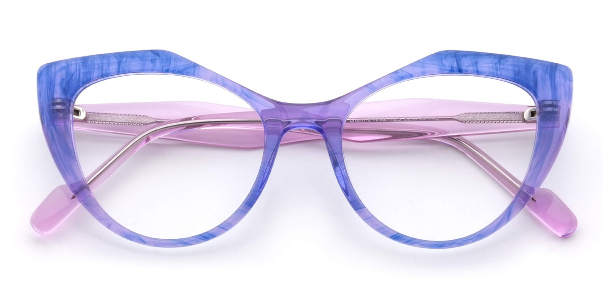 Bleu Violet Alvina Lunettes - Cat Eye Glasses