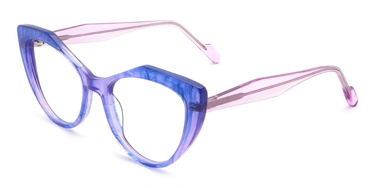 Bleu Violet Alvina Lunettes - Cat Eye Glasses
