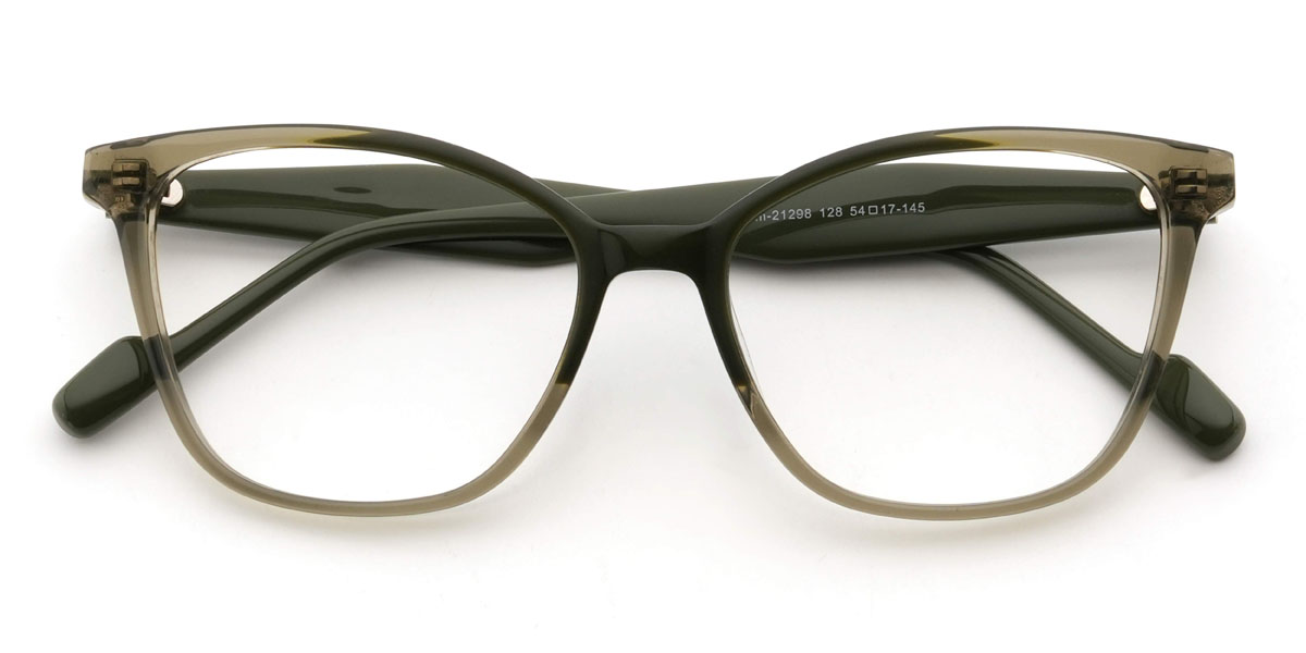 Olive Vert Loralai Lunettes - Cat Eye Glasses