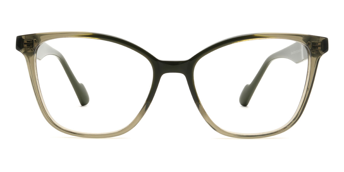 Olive Vert Loralai Lunettes - Cat Eye Glasses