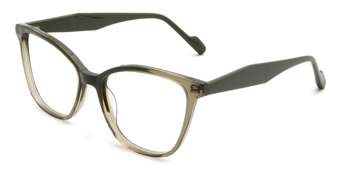 Olive Vert Loralai Lunettes - Cat Eye Glasses