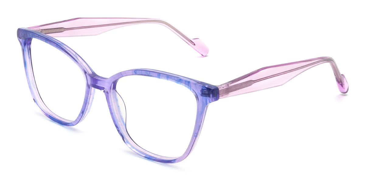Bleu Violet Loralai Lunettes - Cat Eye Glasses