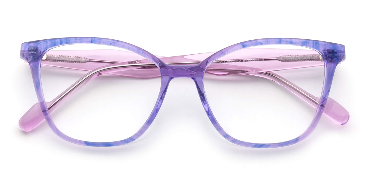 Bleu Violet Loralai Lunettes - Cat Eye Glasses