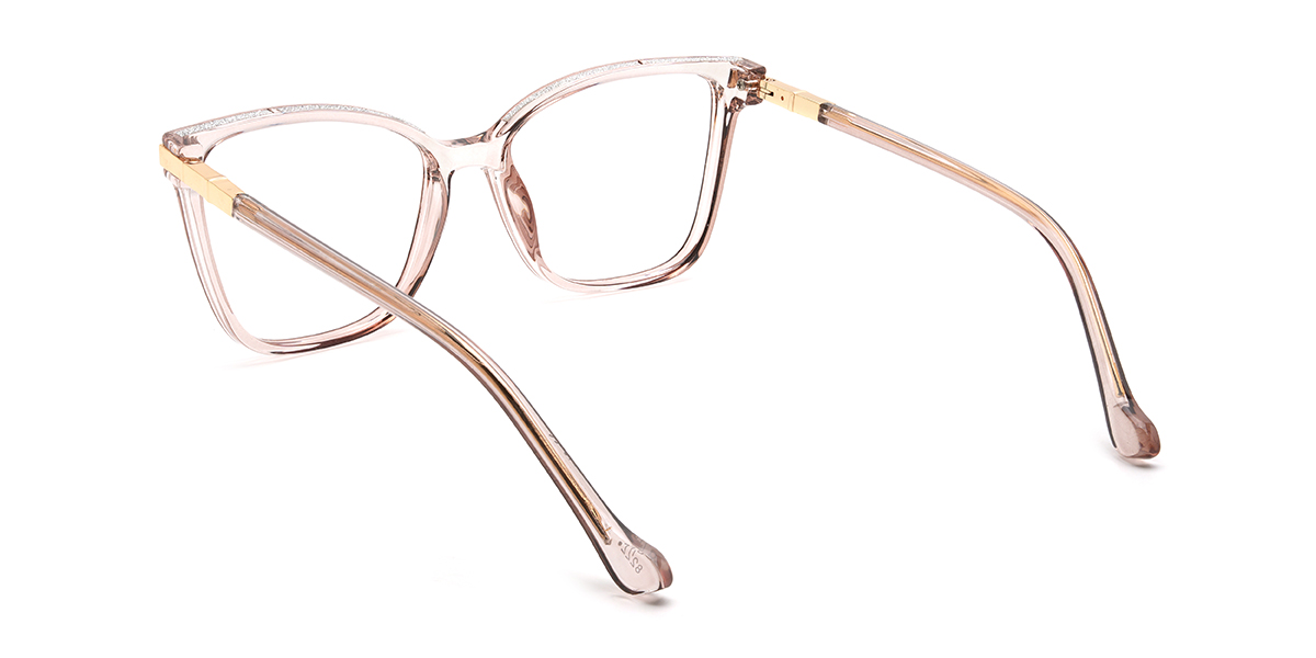 Rose clair Vasu Lunettes - Rectangle Glasses