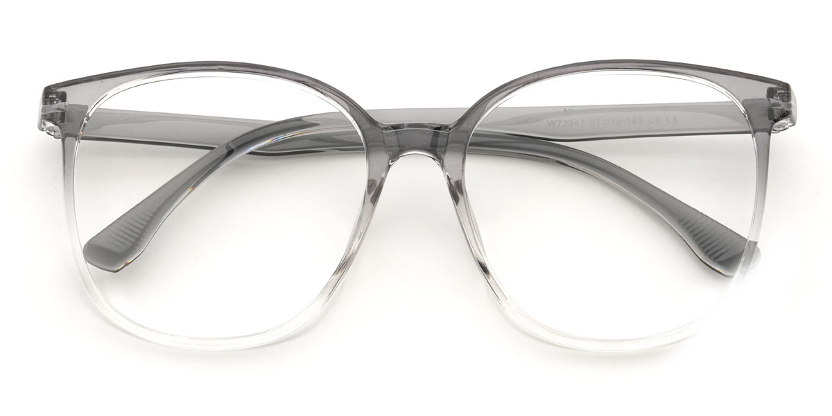 Gradient Grey Marlin Glasses - Square Glasses