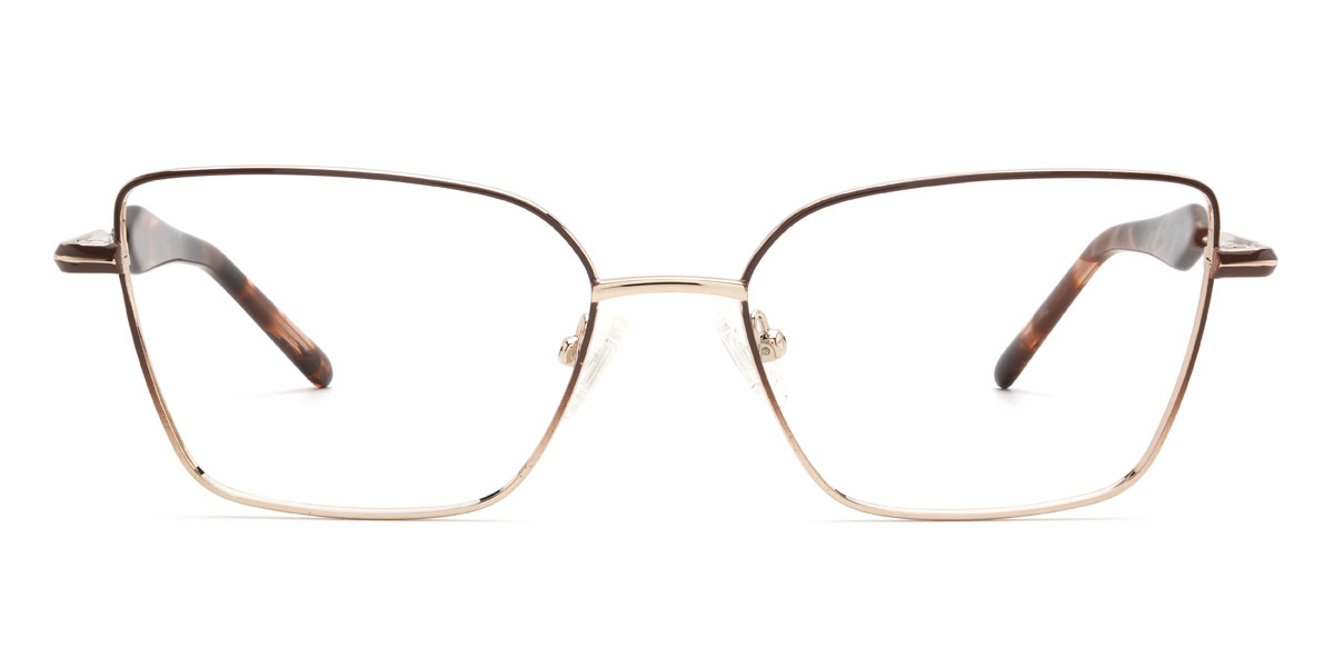 Arany barna Jessenia Szemüveg - Rectangle Glasses