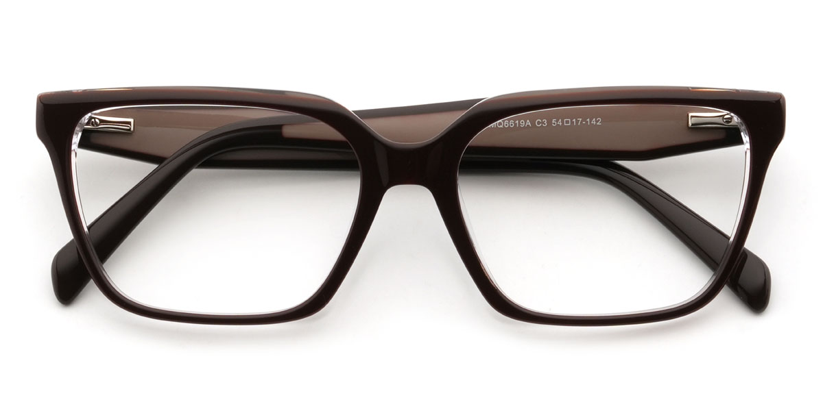 Marrón Raelin Gafas - Rectangle Glasses