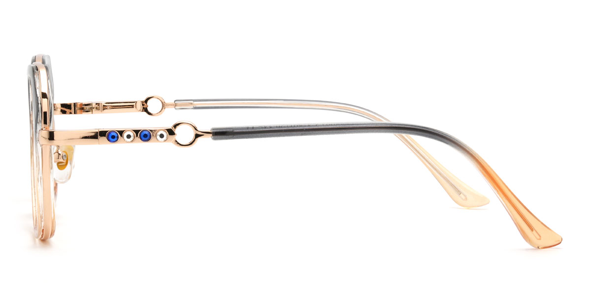 Gris leonado Rossi Gafas - Oval Glasses