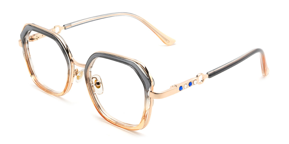 Gris leonado Rossi Gafas - Oval Glasses