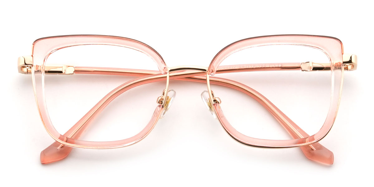 Pink Theodosia Glasses - Rectangle Glasses