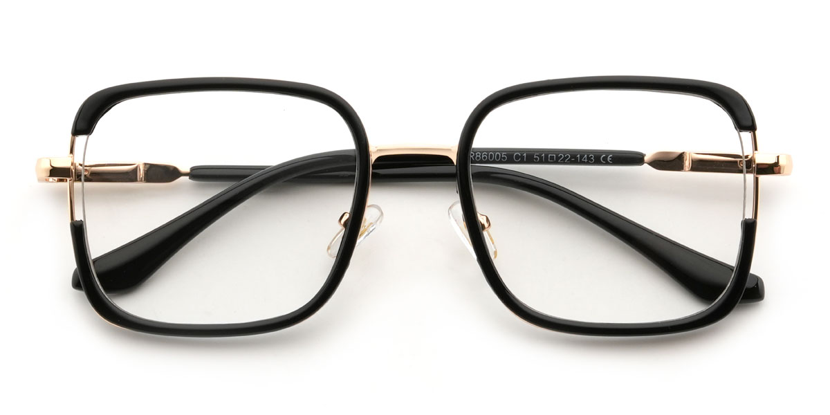 Black Bensen Glasses - Rectangle Glasses