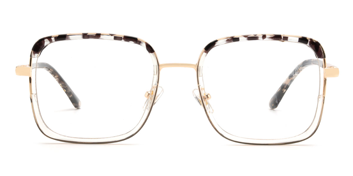 Clear Tortoiseshell Bensen Glasses - Rectangle Glasses