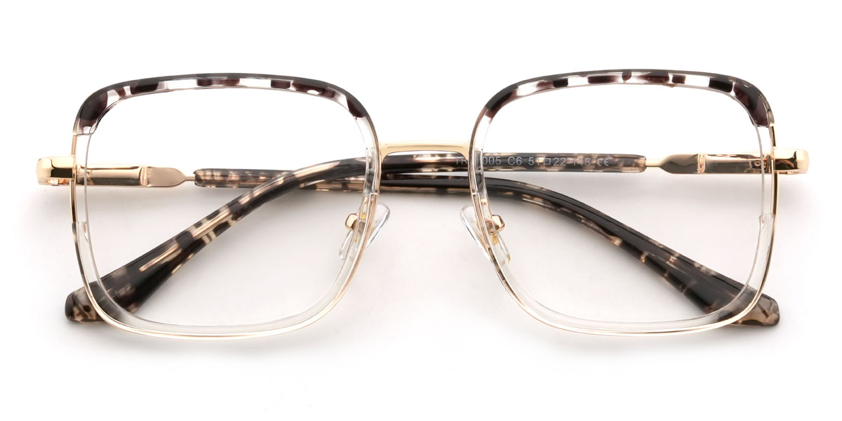 Clear Tortoiseshell Bensen Glasses - Rectangle Glasses