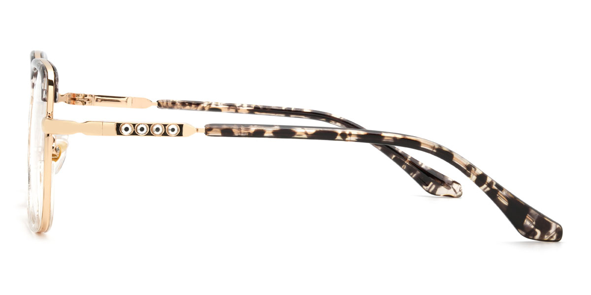 Clear Tortoiseshell Bensen Glasses - Rectangle Glasses