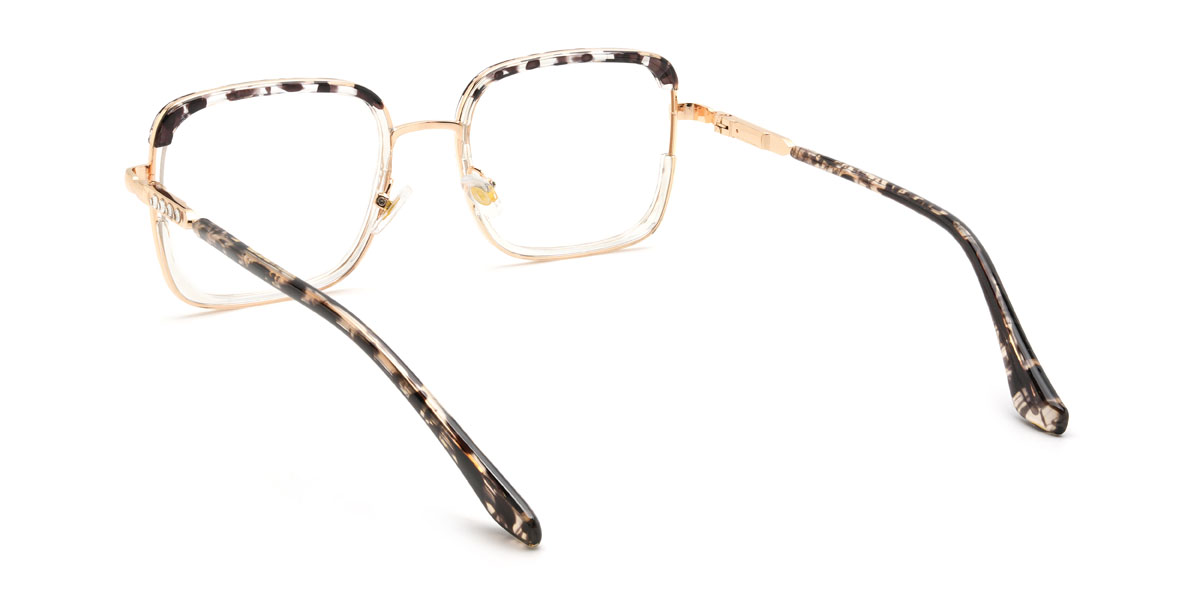 Clear Tortoiseshell Bensen Glasses - Rectangle Glasses