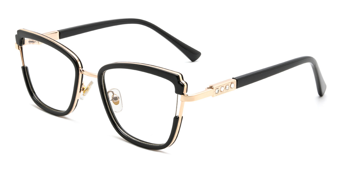 Fekete Viviane Szemüveg - Cat Eye Glasses