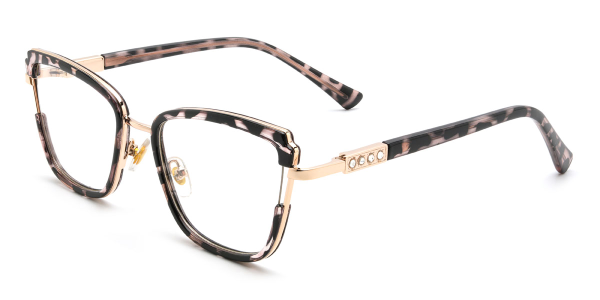 Elefántcsont teknősbéka Viviane Szemüveg - Cat Eye Glasses