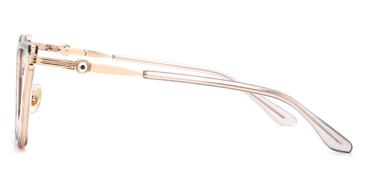 Clear Grey Marlyn Glasses - Cat Eye Glasses