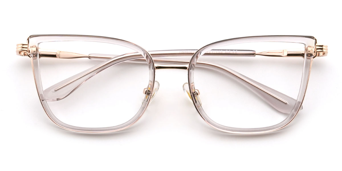 Clear Grey Marlyn Glasses - Cat Eye Glasses