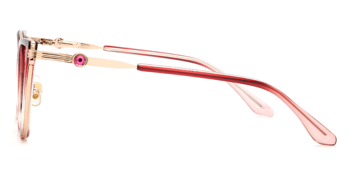 Dégradé Rouge Marlyn Lunettes - Cat Eye Glasses